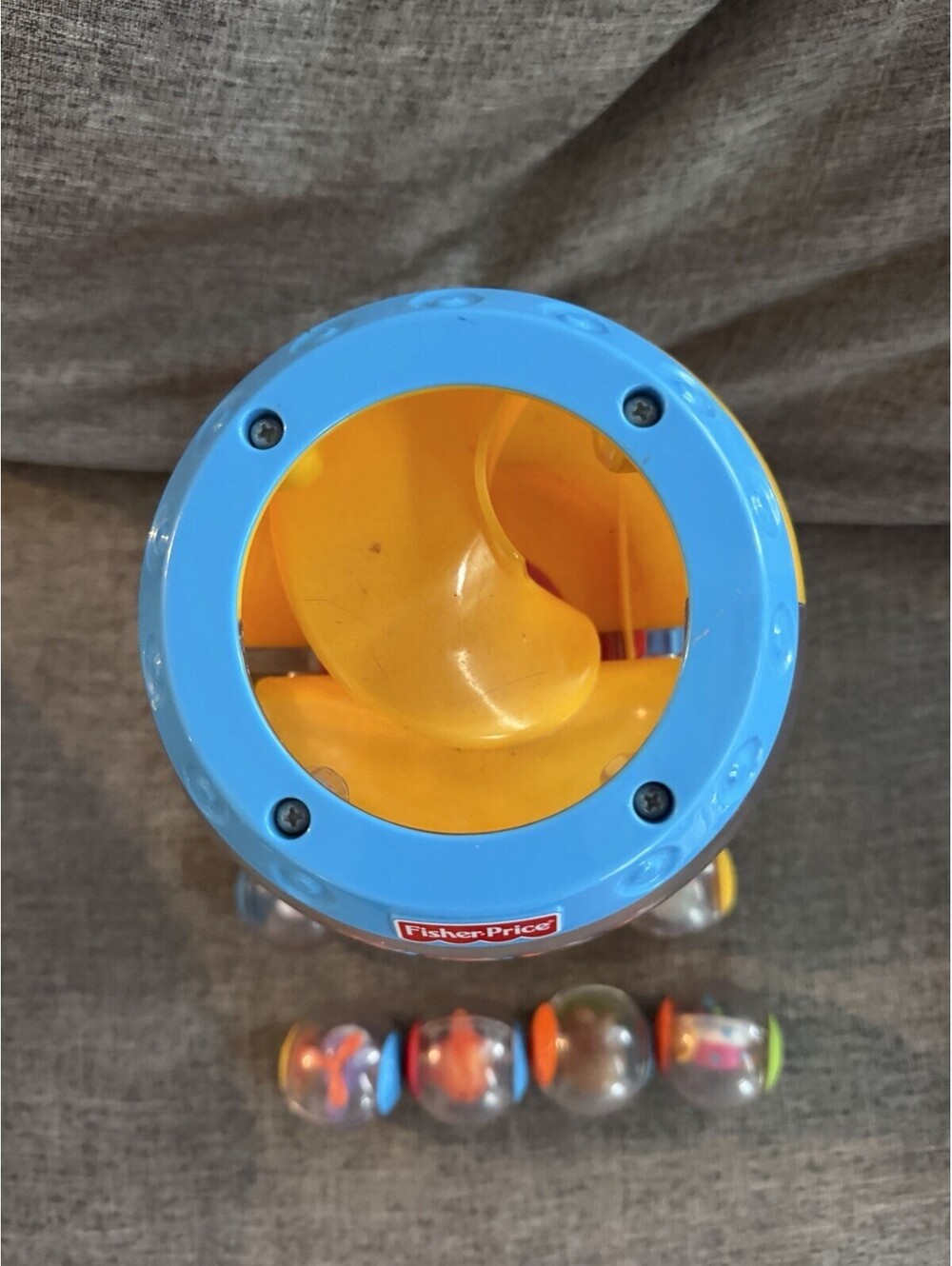 Fisher Price Roll a Rounds Swirlin' Surprise Gumball Machine 8 Balls Lights Work - Picture 3 of 12
